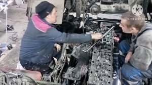 Доделали мотор Дафа ремонтируем пороги хюндай 78