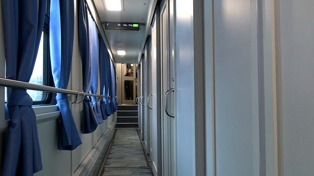 Презентация новых вагонов двухэтажного скоростного поезда «Аврора»