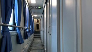 Презентация новых вагонов двухэтажного скоростного поезда «Аврора»