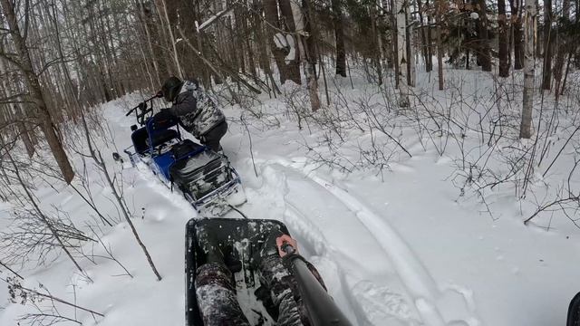 Мотобуксировщики Альбатрос толкач и с лыжным модулем! Мчим на рыбалку! смотреть онлайн