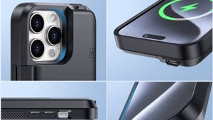 Чехол аккумулятор для iPhone 16 Pro 5000мАч MagSafe Чёрный