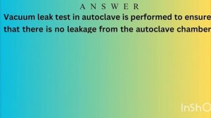 Vacuum leak test in Autoclave l Importance of leak testing of autoclave l