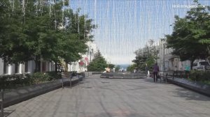 Владивосток утренняя прогулка в День России.