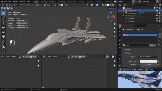 10. Unwrapping Jet Fighter Model