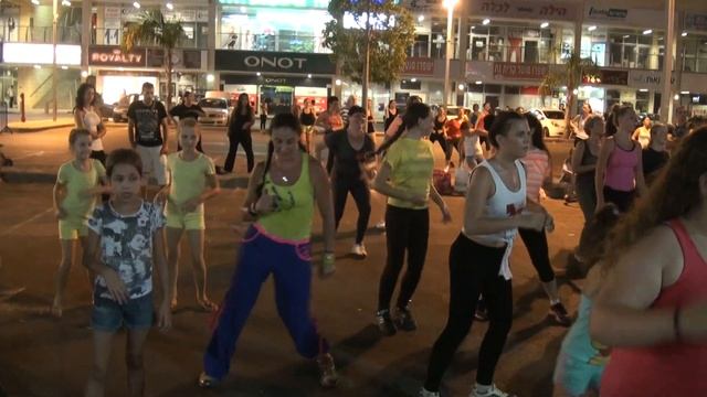Zumba party with Dana Balilti & Mario Gutierrez at Kiryat Gat