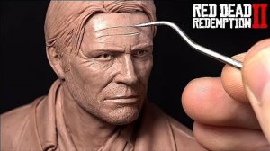 Скульптура Артура Моргана верхом на лошади | Red Dead Redemption 2