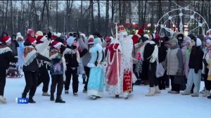 В Демском районе Уфы открылся ледовый городок