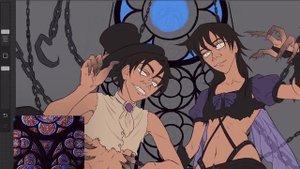 РЕДРАВ МОИХ ПЕРСОНАЖЕЙ | рассказываю ЛОР старой истории | спидпейнт speedpaint | Шучила