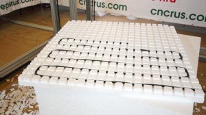 Четырехпортальный ЧПУ станок по резке пенопласта ФРП-11 Флагман.