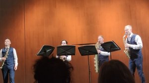 Российский квартет саксофонистов - зажигательная композиция