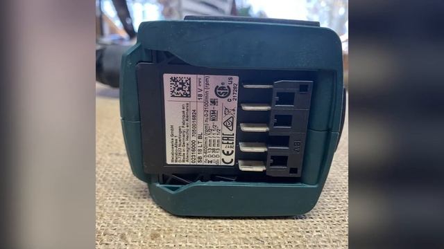 Аккумуляторная дрель-шуруповерт Metabo SB 18 смотреть онлайн