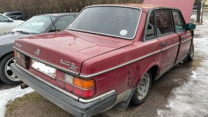 Volvo 240 gl 1986 d24 m47 в разбор