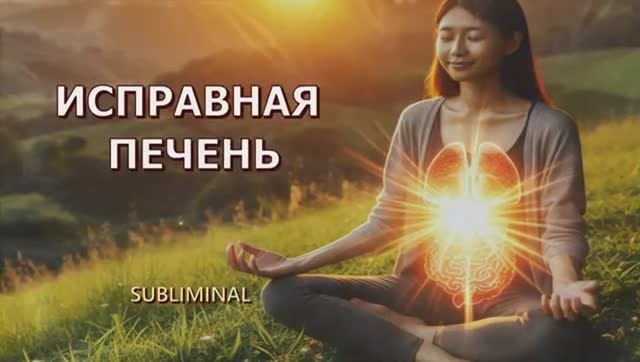 ИСПРАВНАЯ ПЕЧЕНЬ*ПОСЛУШАЙ 10 МИНУТ И ПЕЧЕНЬ СКАЖЕТ СПАСИБО*САБЛИМИНАЛ