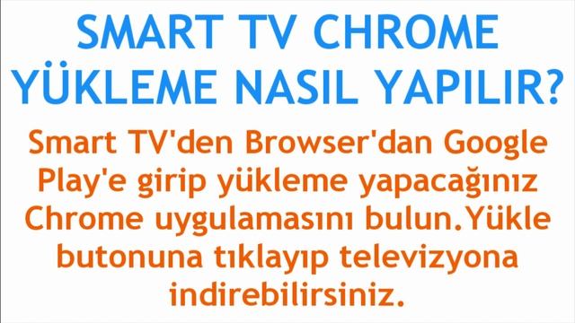Smart TV Chrome Yükleme Nasıl Yapılır? смотреть онлайн