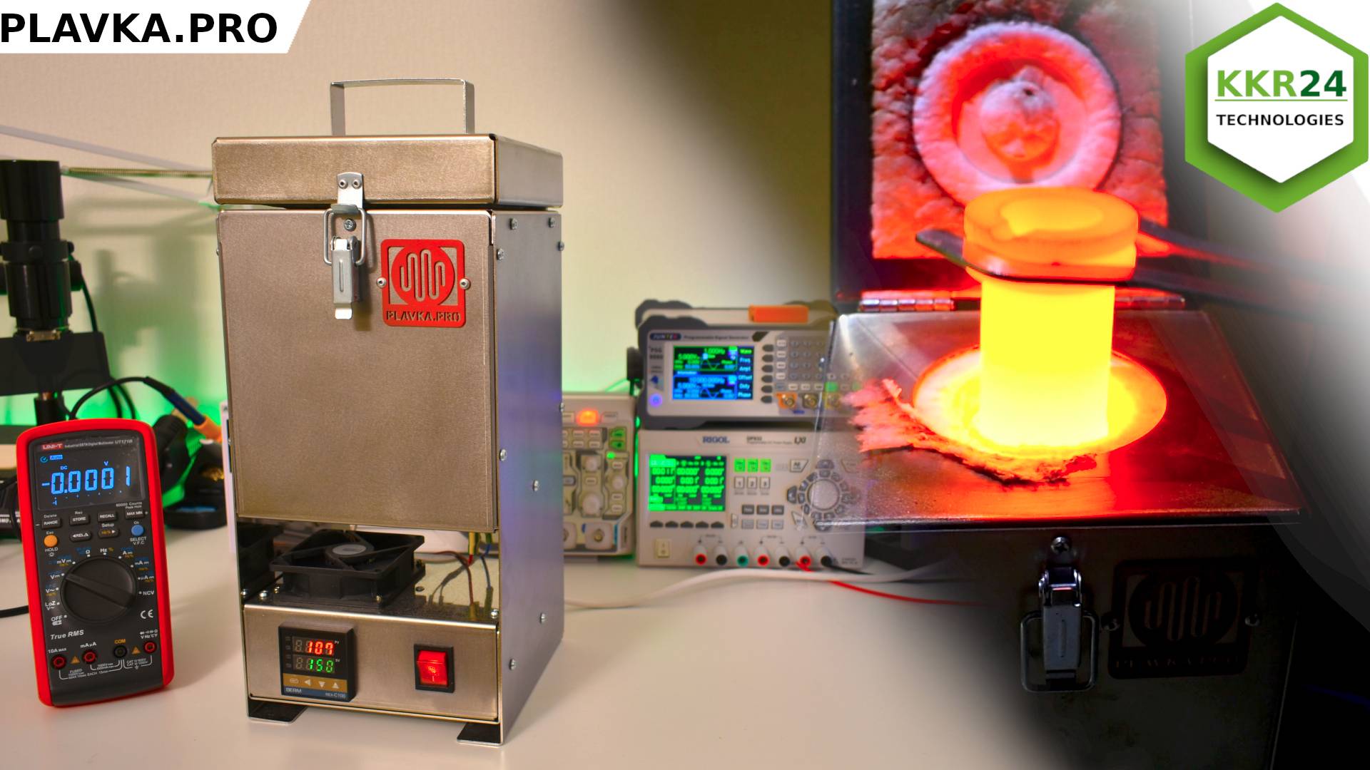 Обзор тигельной плавильной печи ПП-1 от PLAVKA.PRO Как расплавить металл дома смотреть онлайн