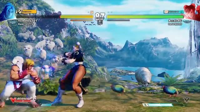 STREET FIGHTER V ken vs chun M1 смотреть онлайн