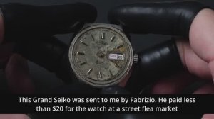Реставрация часов Grand Seiko