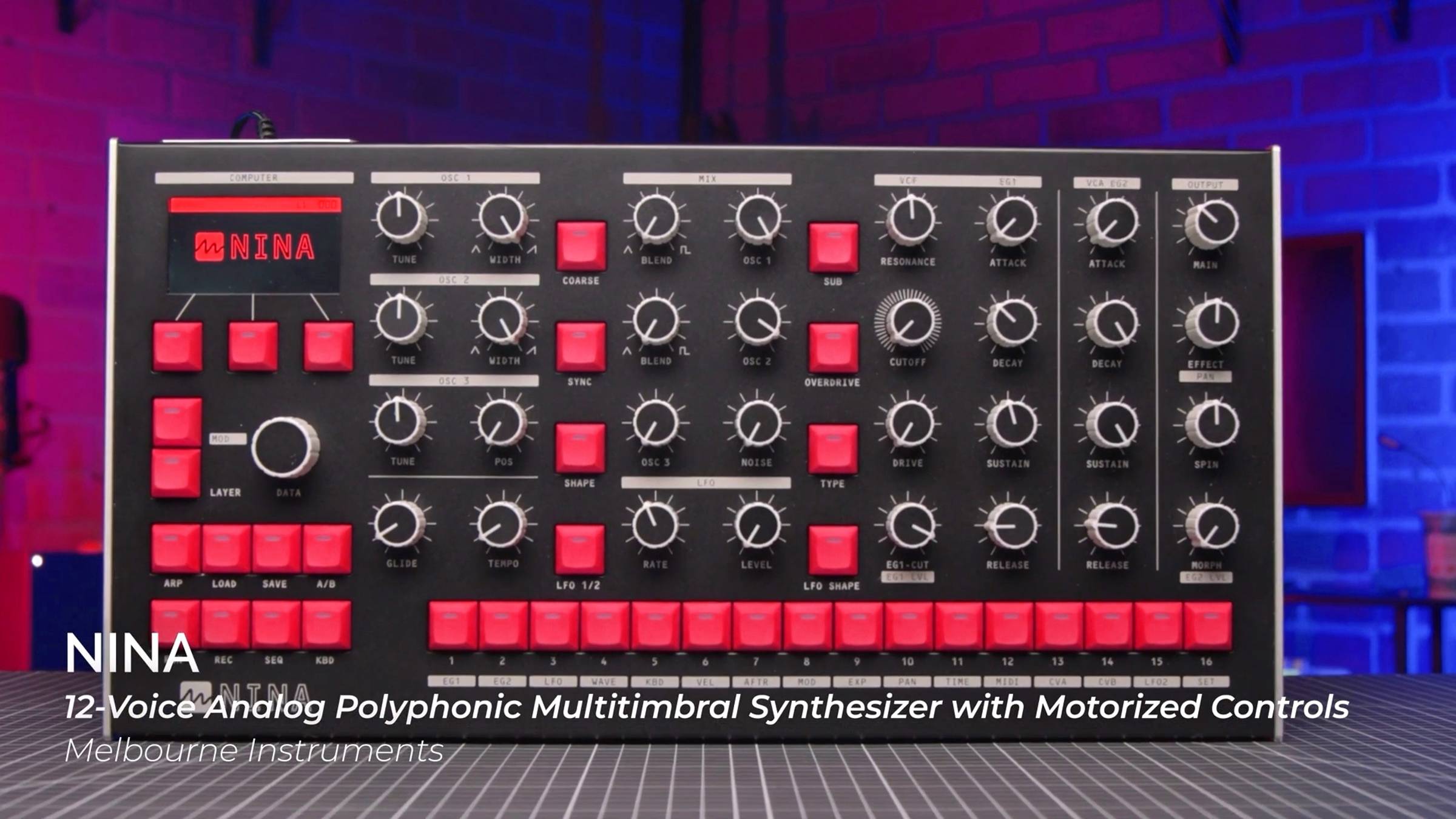 Melbourne Instruments Nina: Revolutionary Motorized Controls