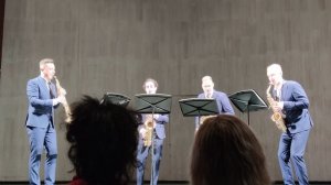 Российский квартет саксофонистов - Людвиг Ван Бетховен Симфония № 5, часть 1