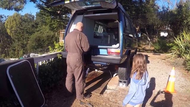 Vanagon Syncro with Subaru EE20 Diesel Boxer engine first start смотреть онлайн