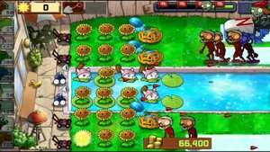 растения против зомби №6 мини игра удача на бобслее