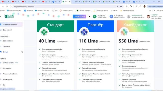 Одна подписка - множество возможностей / партнерская программа на маркетплейсе Magic Lime Academy