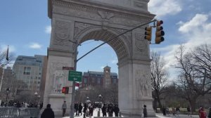 Нью-Йорк 🚕 Субботняя дневная прогулка: от Гринвич-Виллидж до Сохо, Pommes Frites🍟Caffe Reggio☕