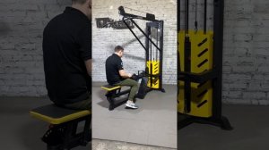 AG-004 — Грузоблочный тренажер Вертикальная + Горизонтальная тяга ｜ www.DEXsport.ru