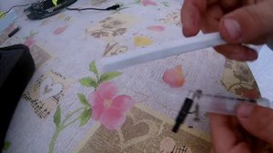 газовый пистолет из шприца