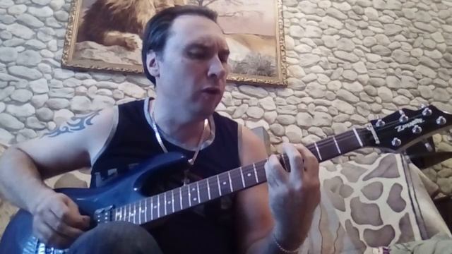 Кино - " Звезда " ( Cover ) на электрогитаре.
