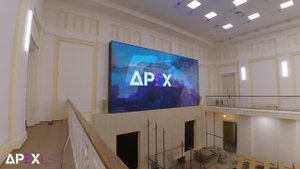 Светодиодный экран для трансляций в аудитории Университет М.Пироговская