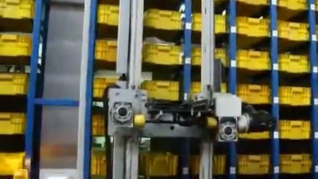 Автоматический склад для хранения метизной продукции в пластиковых контейнерах смотреть онлайн