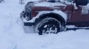 Не глубокий заезд на 47 км Серебрянки (Мурманская обл)