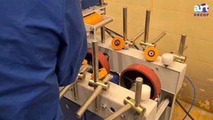 Покраска профиля ПВХ в хлыстах