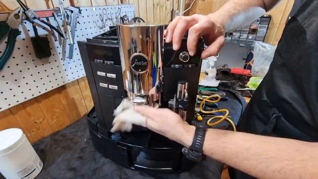 Jura xs9 classic. Выбивает автомат. смотреть онлайн