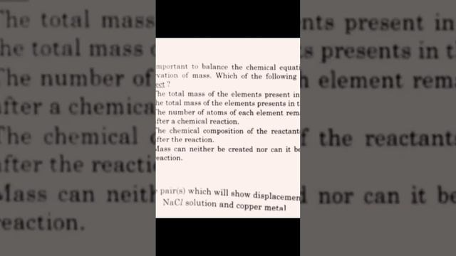 Previous Year CBSE class 10th solved science question paper.Chemistry ch1.Subscribe the channel. смотреть онлайн