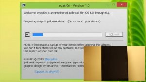 How to jailbreak iOS 6 untethered with evasi0n on Windows