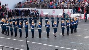 Выступление роты почетного караула президента