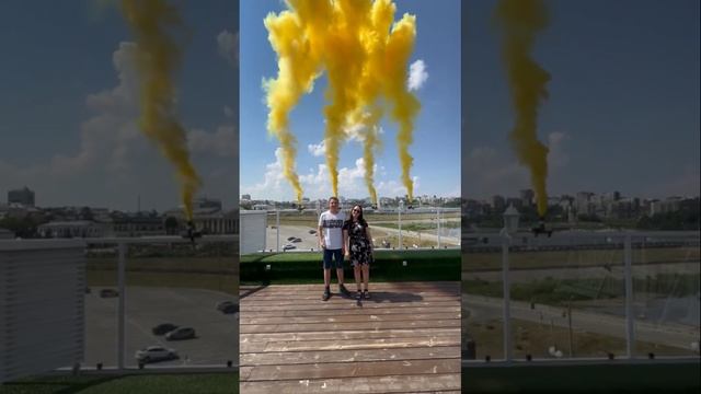 #чебоксары #wedding #fireworks #цветнойдым #дымоваяшашка #салют #фейерверкнасвадьбу