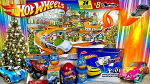 Hot Wheels Mix Сюрпризов! Огромный Адвент-календарь с Машинками и Аксессуарами! Новые серии 2025