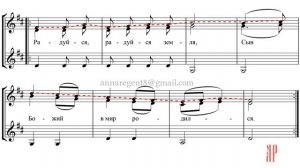 "Добрый тебе вечер" Колядка - Сопрано 1