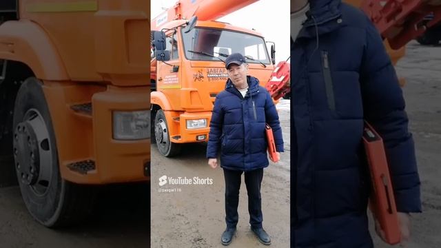 Автокран КС-55713-1К-4. Отзыв нашего покупателя из г. Нижнекамск 20.03.2023