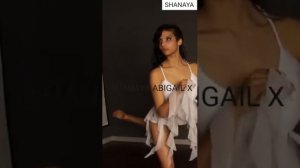 Shanaya Abigail Photoshoot In White Mini Skirt