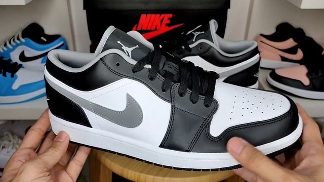 AIR JORDAN 1 LOW SHADOW 3.0 / BLACK PARTICLE GREY WHITE | UNBOXING AND DETAILED REVIEW