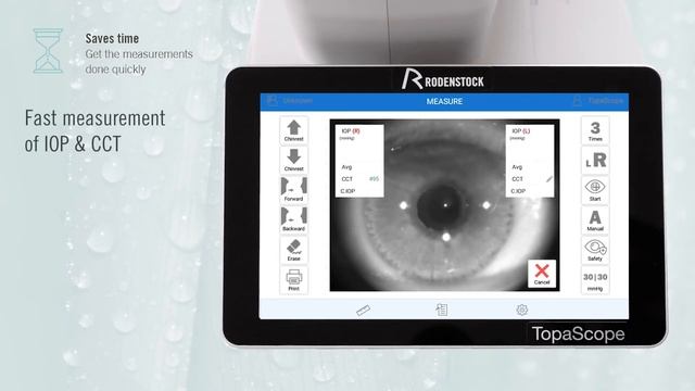TopaScope® Non-Contact Tonometer with Pachymetry смотреть онлайн