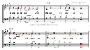 ПРОСИТЕЛЬНАЯ ЕКТЕНИЯ, С.Трубачева - Альтовая партия