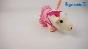 Музыкальная игрушка Свинка на д/у С 30482, 3 вида, музыкальная, ходит, танцует, поёт.