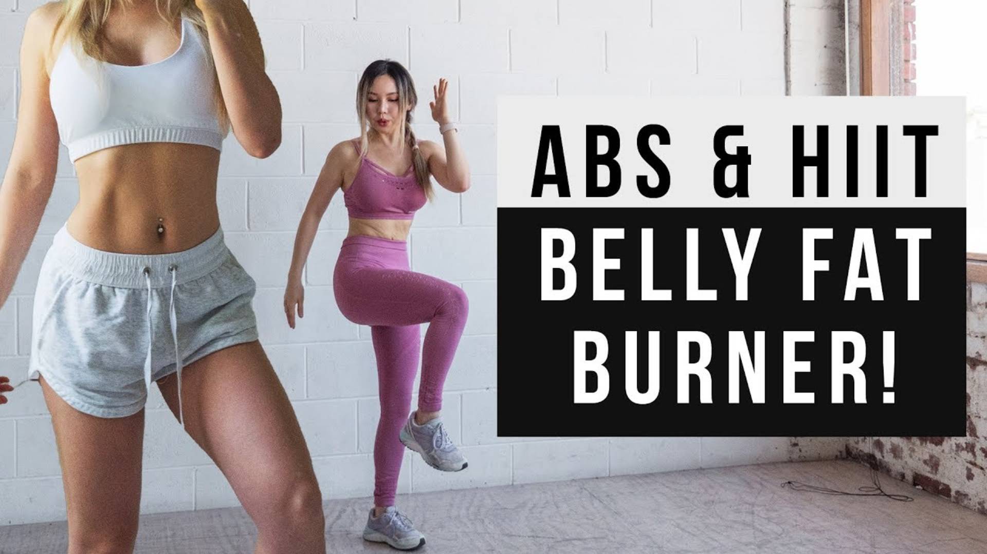 Belly Fat Burner Workout   20 MIN ABS & HIIT CARDIO Workout At Home   No Jumping alt