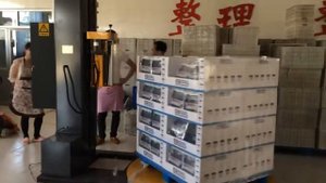 Машина для обёртывания поддонов (паллет)