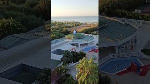 Отель the Garden Beach Hotel в Турции утренний обзор. Алания.